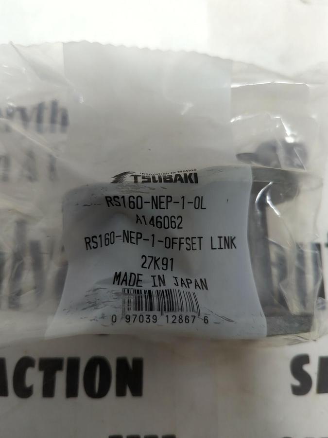 Used TSUBAKI,A146062 RS160-NEP-1,OFFSET CHAIN LINK NEW