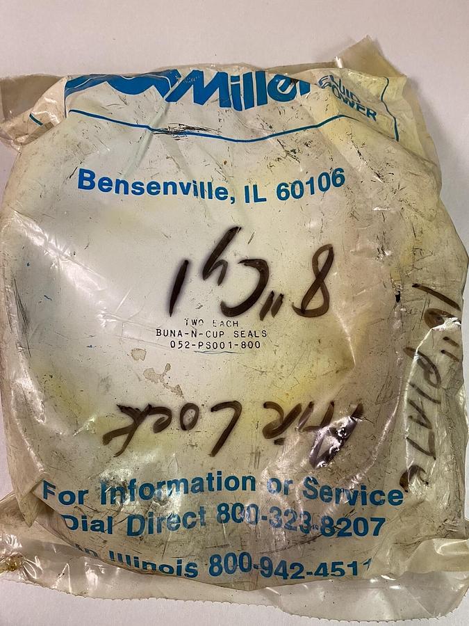 MILLER,052-PS001-800,BUNA-N-CUP SEALS