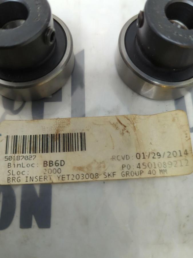 ASAHI,YET-203-008,BALL INSERT BEARING LOT OF 4 NOS