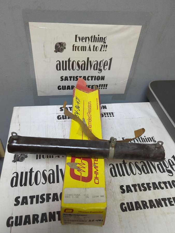 OHMITE,D225K1K5,LUG RESISTOR 225 W/ 1500 OHM NOS