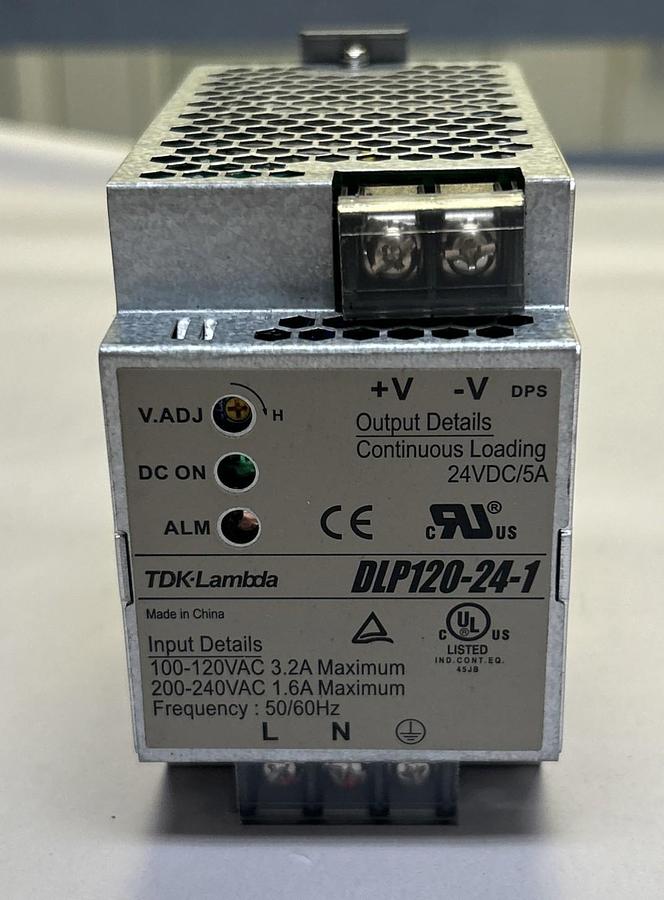 Used TDK LAMBDA,DLP120-24-1,POWER SUPPLY