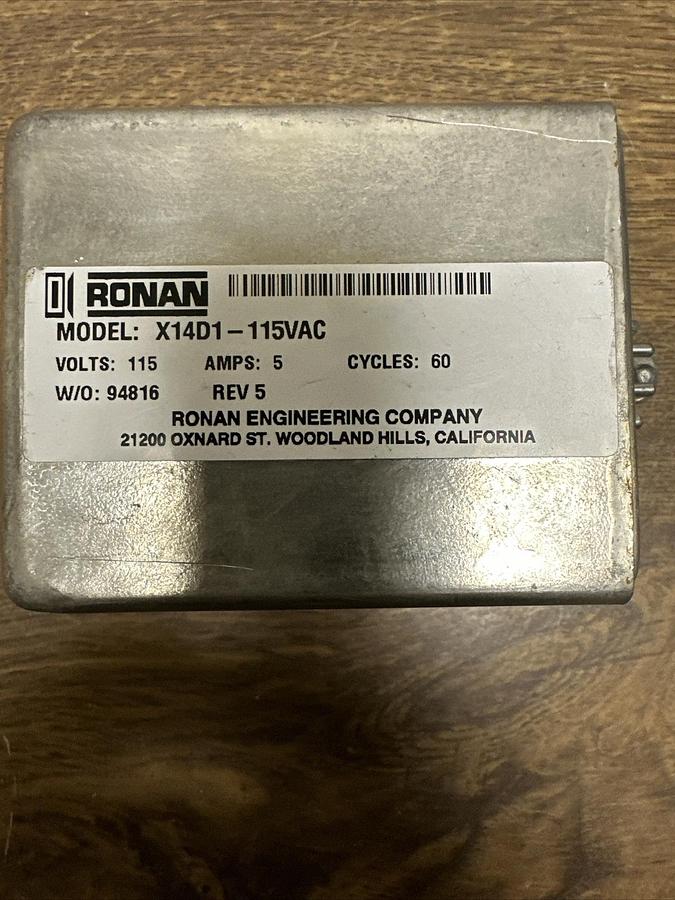 Ronan,X14D1,Flasher Relay 115V 5Amp