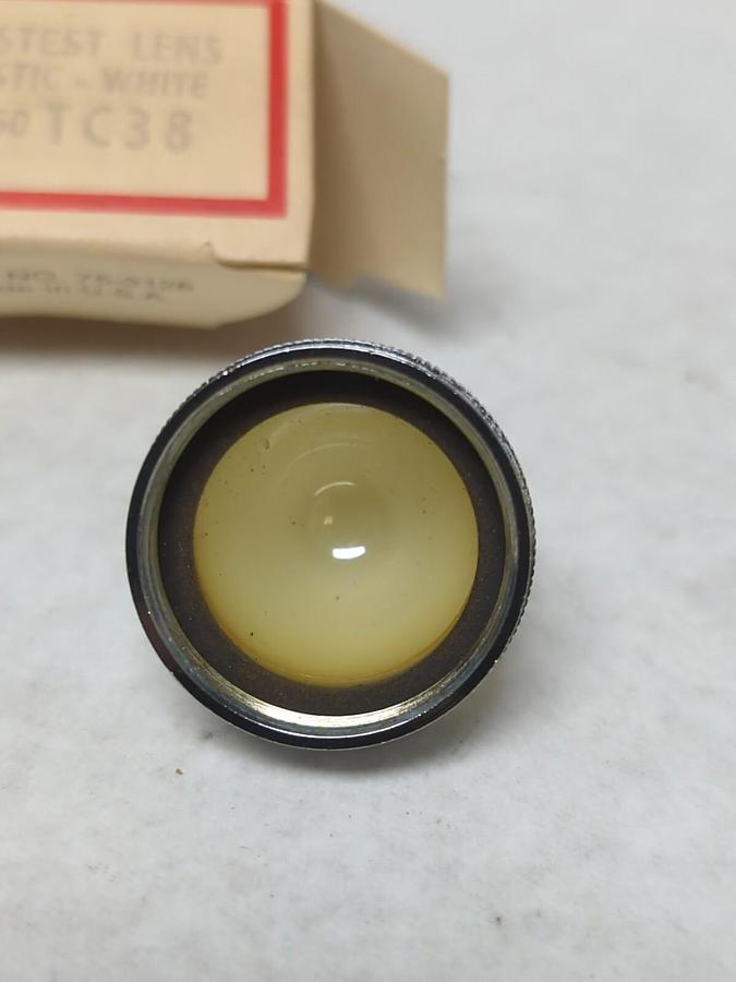 CUTLER-HAMMER,10250 TC38,PRESTEST LENS PLASTIC WHITE NOS