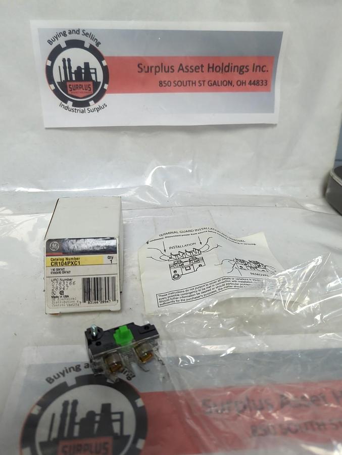 GENERAL ELECTRIC,CR104PXC1,CONTACT BLOCK NOS
