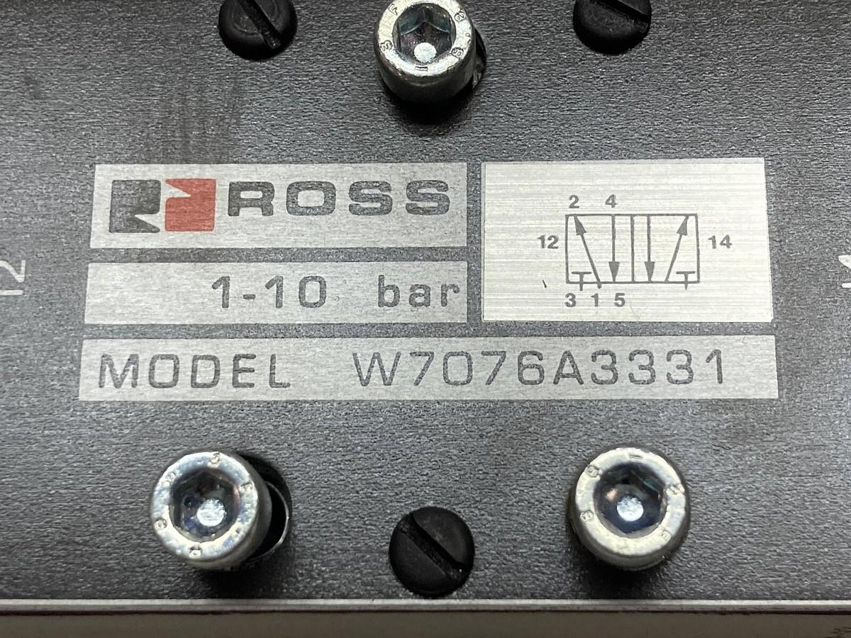 Ross,W7076A3331,Directional Valve Rev D 110-120/60V