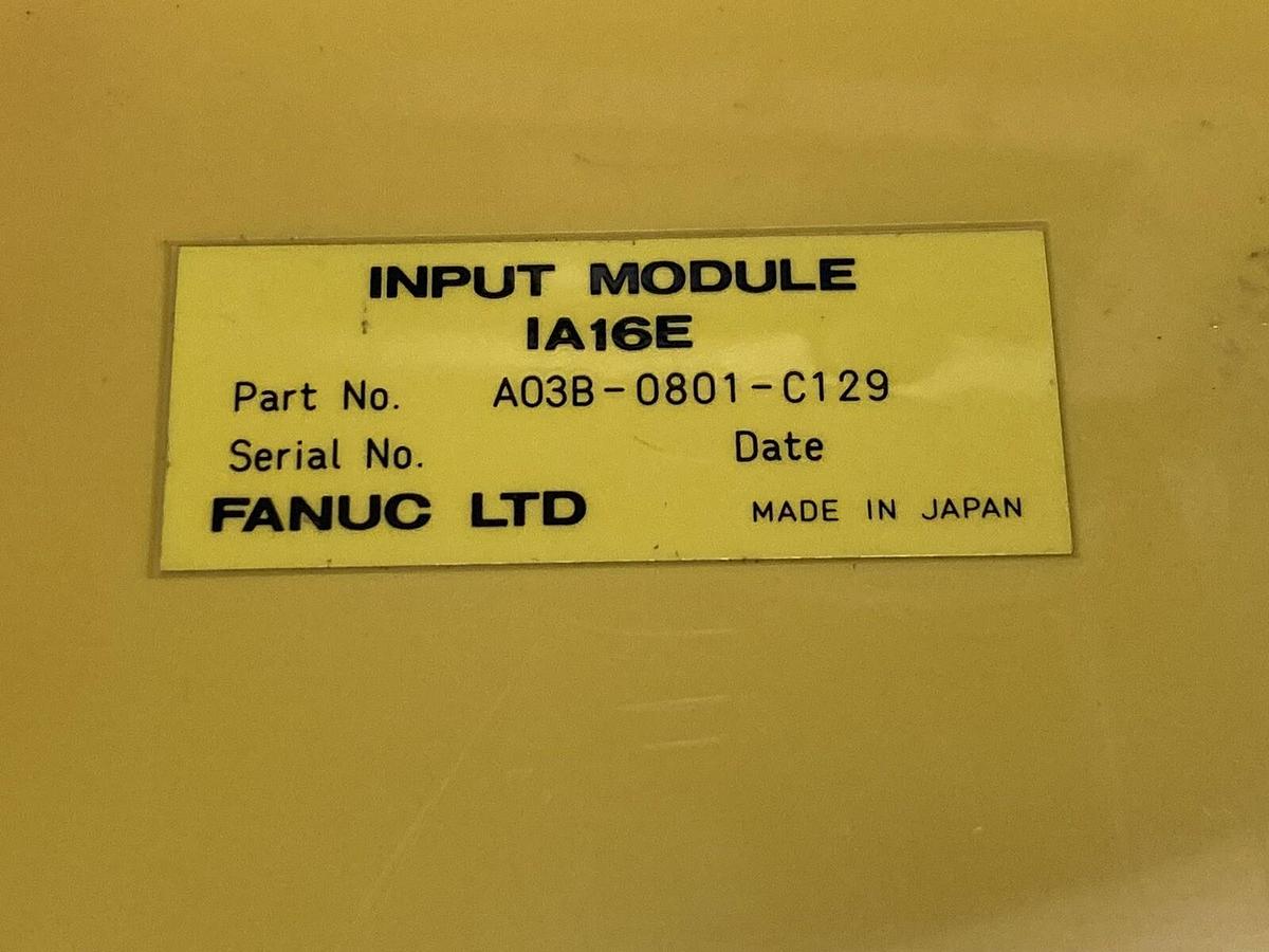 Used Fanuc,IA16E A03B-0801-C129,Input Module