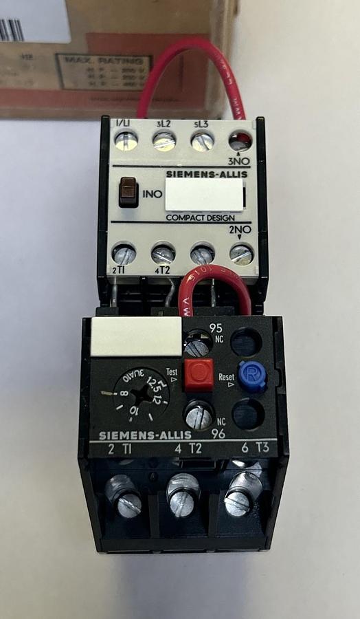 SIEMENS,C210S1Y,OVERLOAD RELAY NOS
