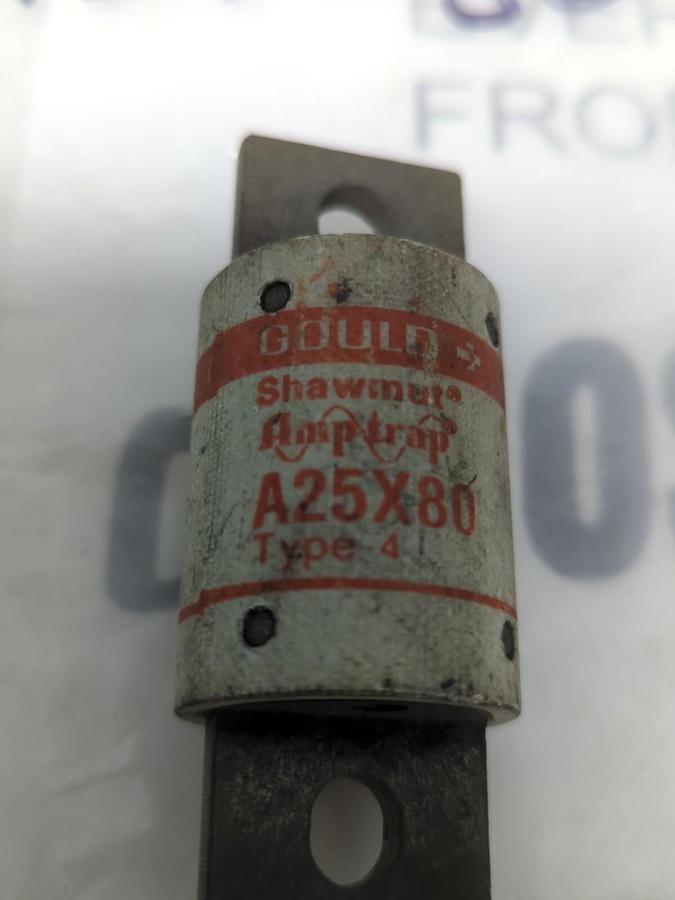 GOULD SHAWMUT,A25X80,AMP-TRAP 80 AMP FUSE NOS