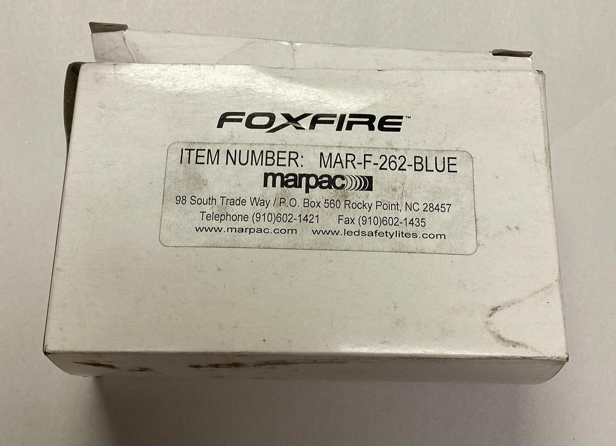 FOXFIRE MARCPAC,MAR-F-262-BLUE MAR-F-262,PORTABLE SIGNAL LIGHT NOS