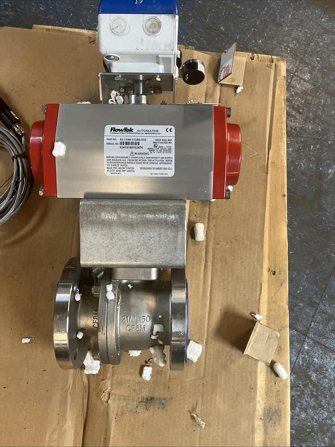 FLOW-TEK,93-1194-113A0-532,AUTOMATOR ACTUATOR BALL VALVE 150 2-1/2" VAC V200E