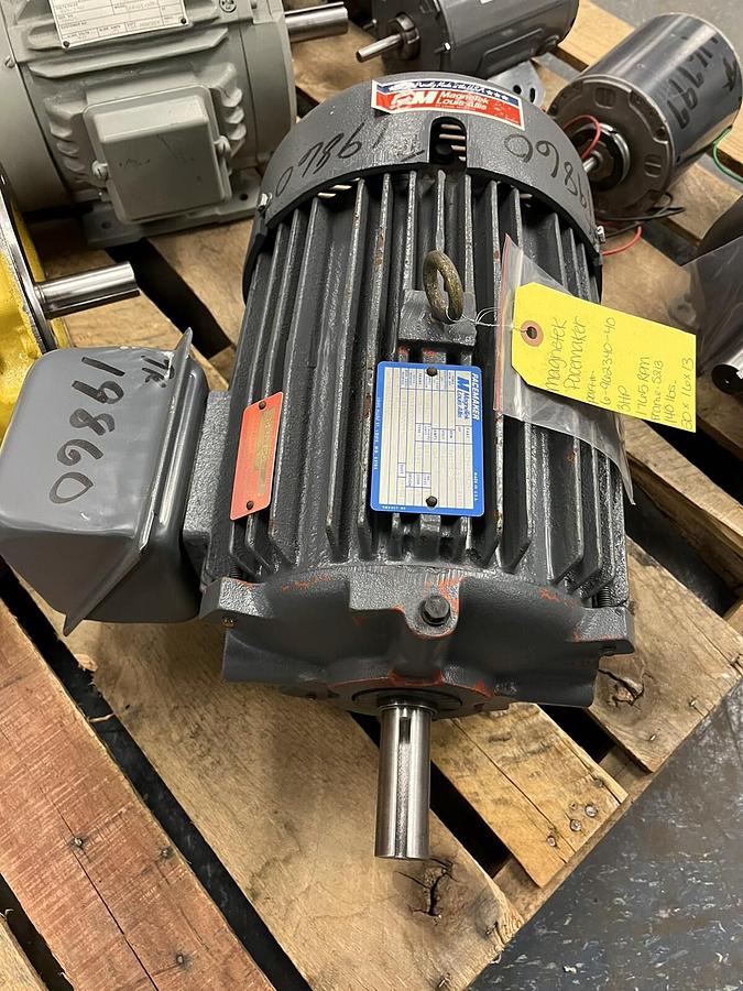 MAGNETEK,6-962340-40,PACEMAKER MOTOR 3HP 1765RPM 3PH S213