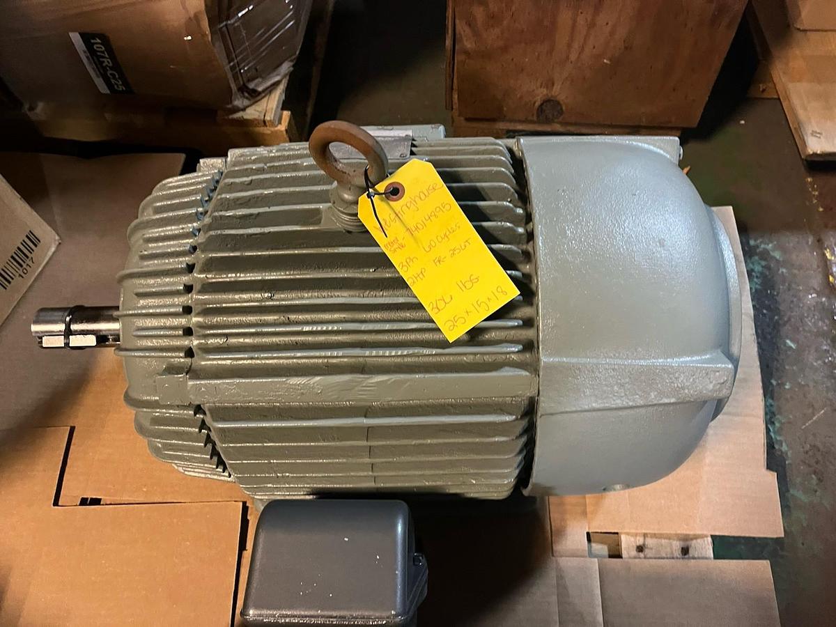 Used WESTINGHOUSE,74D14895,TBFC AC MOTOR 20HP 3505RPM 460V 3PH 256T