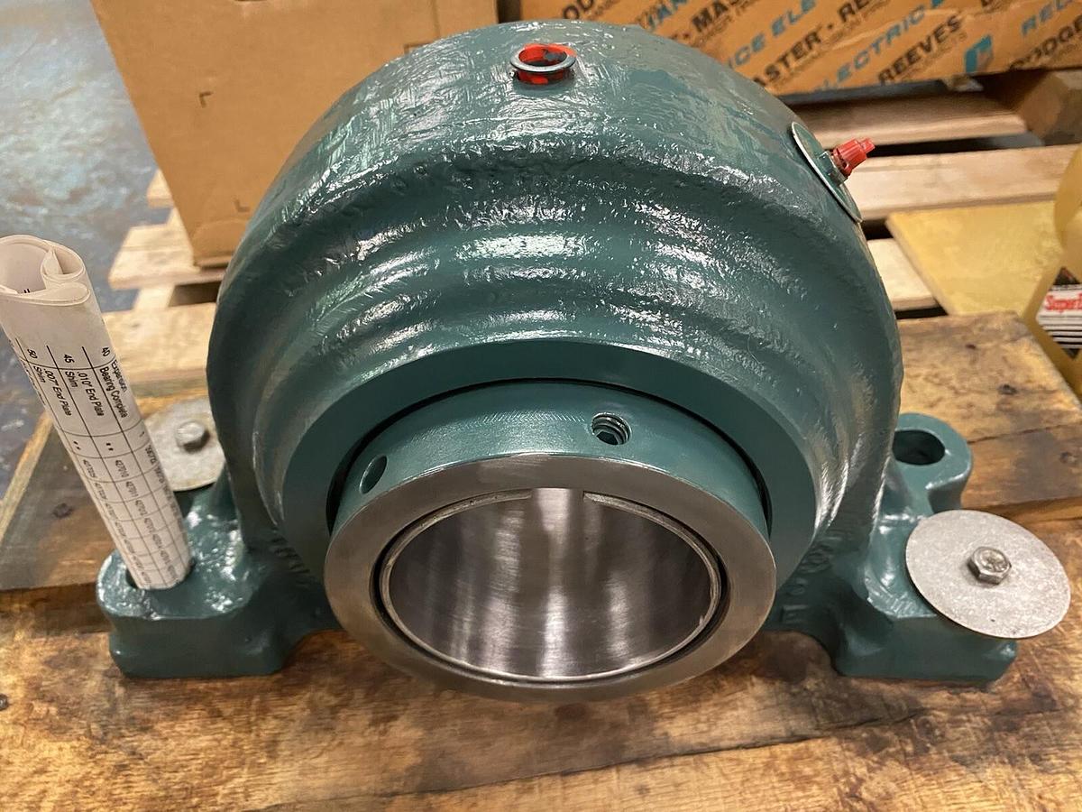 Used DODGE,063364,NON EXPANSION ALL STEEL PILLOW BLOCK BEARING SIZE 3-15/16