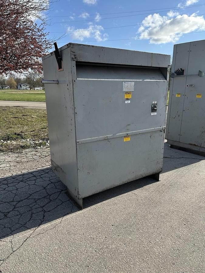 Used Spang,235KVA,3 Phase Dry Type Transformer HV-2300D to LV-250Y/144V