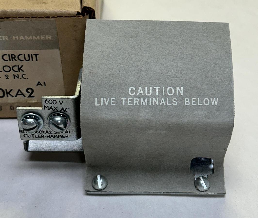 CUTLER-HAMMER,C360KA2,CONTROL CIRCUIT INTERLOCK NOS