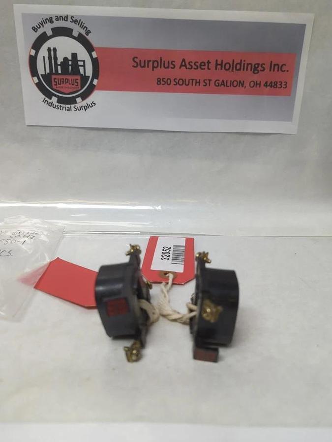 Used CUTLER HAMMER,9-2650-1,COIL 120/110V 60/50HZ LOT OF 2 PRE-OWNED