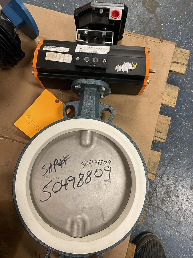 EBRO ARMATUREN,EB10.1 SYD,10 IN Actuator Butterfly Valve 231343/31/2014 ANSI 150