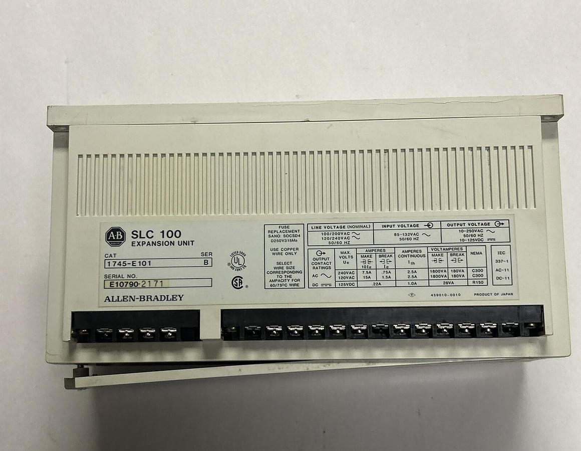 Used ALLEN BRADLEY,1745-E101,PLC EXPANSION UNIT