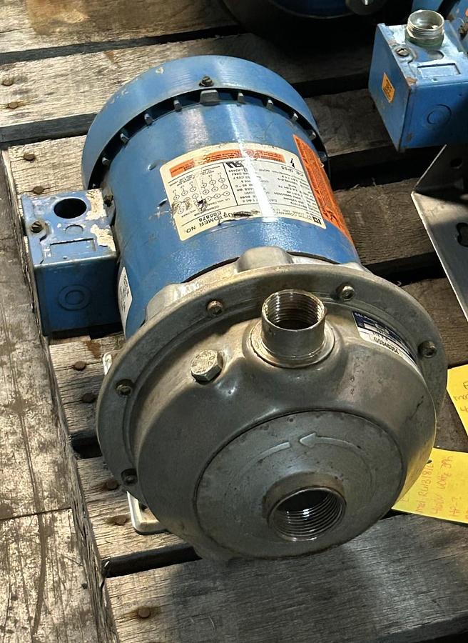 Used GOULDS PUMP,1ST1D5D4,CENTRIFUGAL PUMP 1X1-1/4-6 3/4HP 208-230/460V 3450RPM