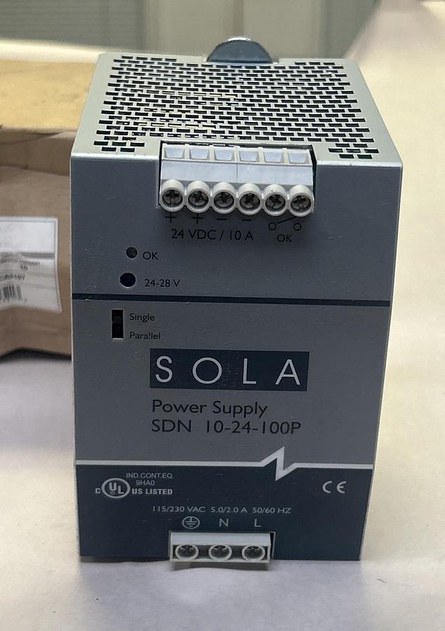 EMERSON SOLA,SDN10-24-100P,POWER SUPPLY 115/230V NEW