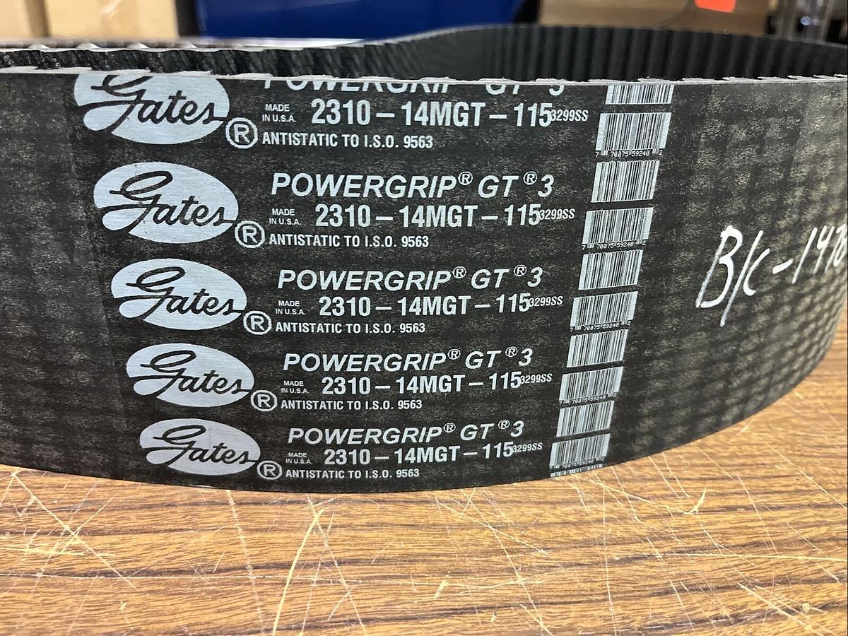 GATES,2310-14MGT-115,POWER GRIP GT 3 BELT PITCH 14MM 165 TEETH