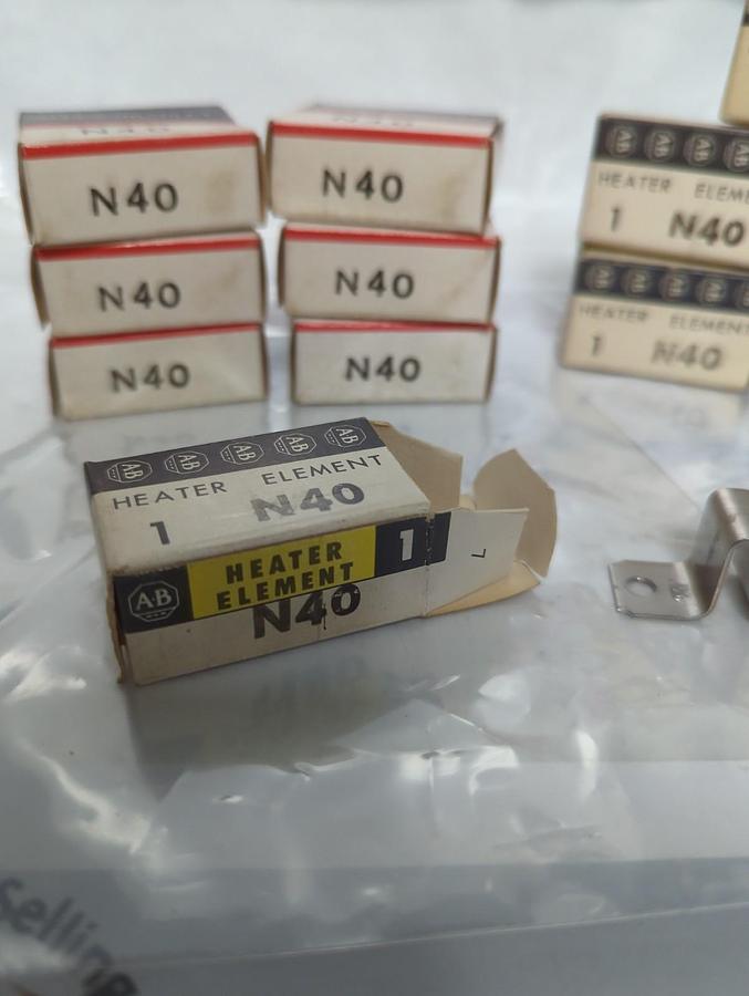 ALLEN BRADLEY,N40,THERMAL OVERLOAD HEATER ELEMENT LOT OF 12 NOS