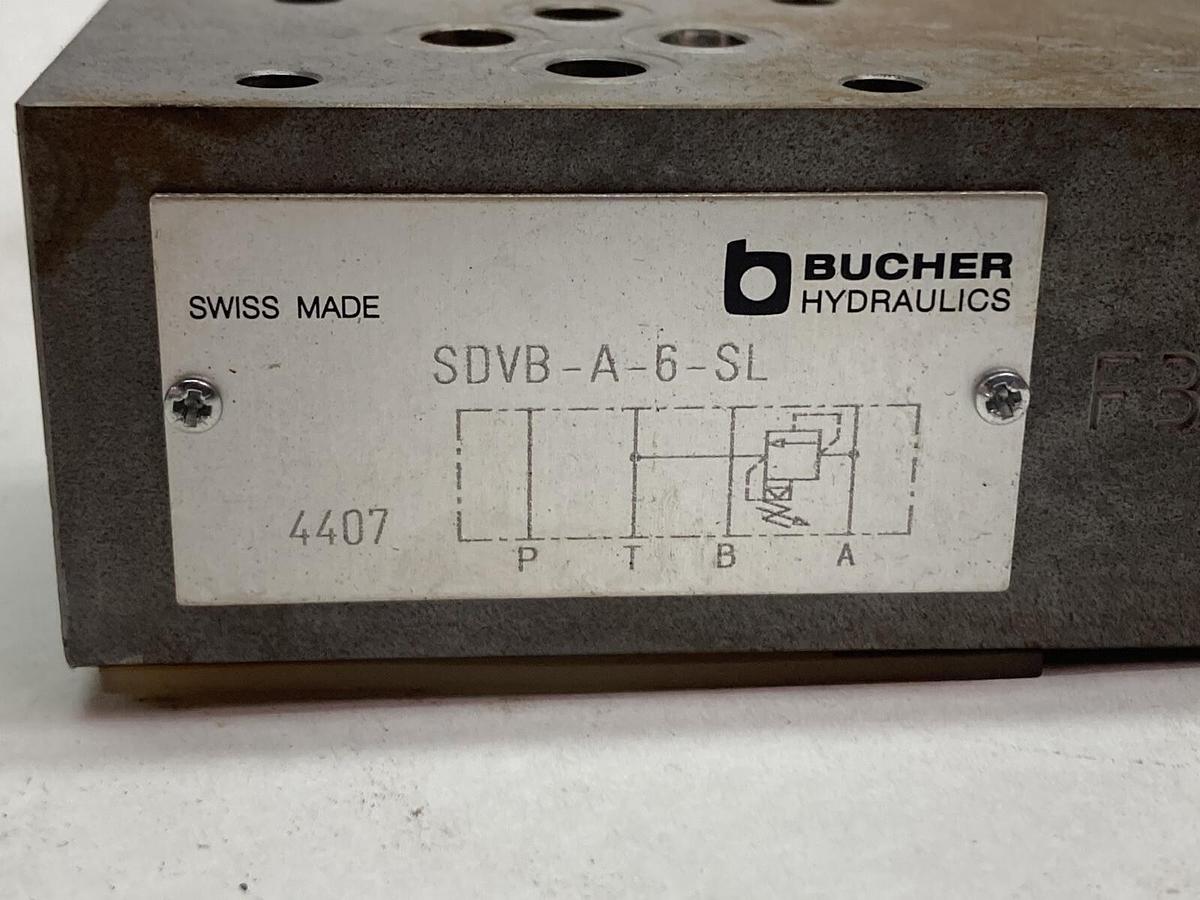 Bucher,SDVB-A-6-SL,Valve Block