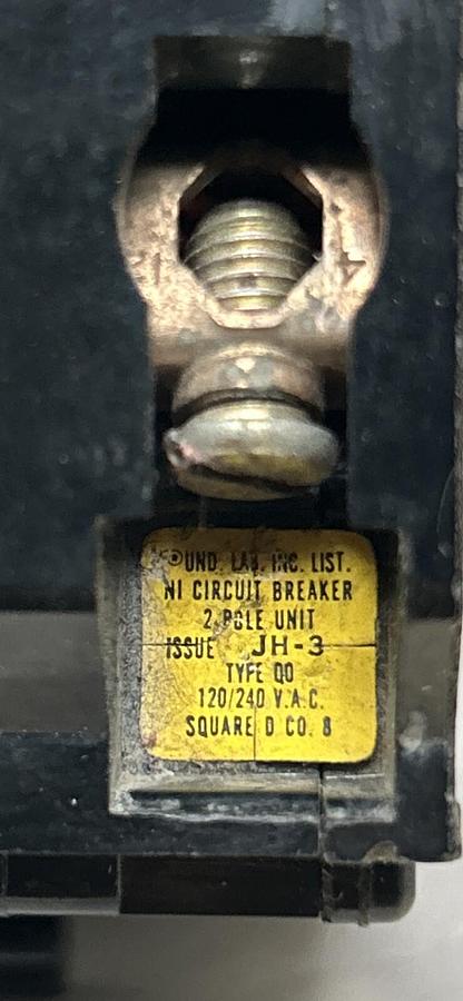 Used SQUARE D,QO230,CIRCUIT BREAKER 30A 120/240V 2P LOT OF 5