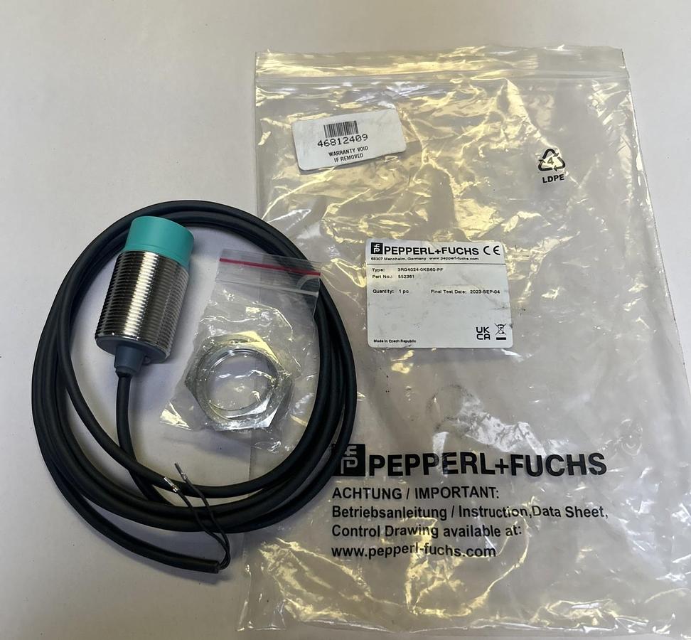 PEPPERL & FUCHS,3RG4024-0KB60-PF,INDUCTIVE SENSOR NOS