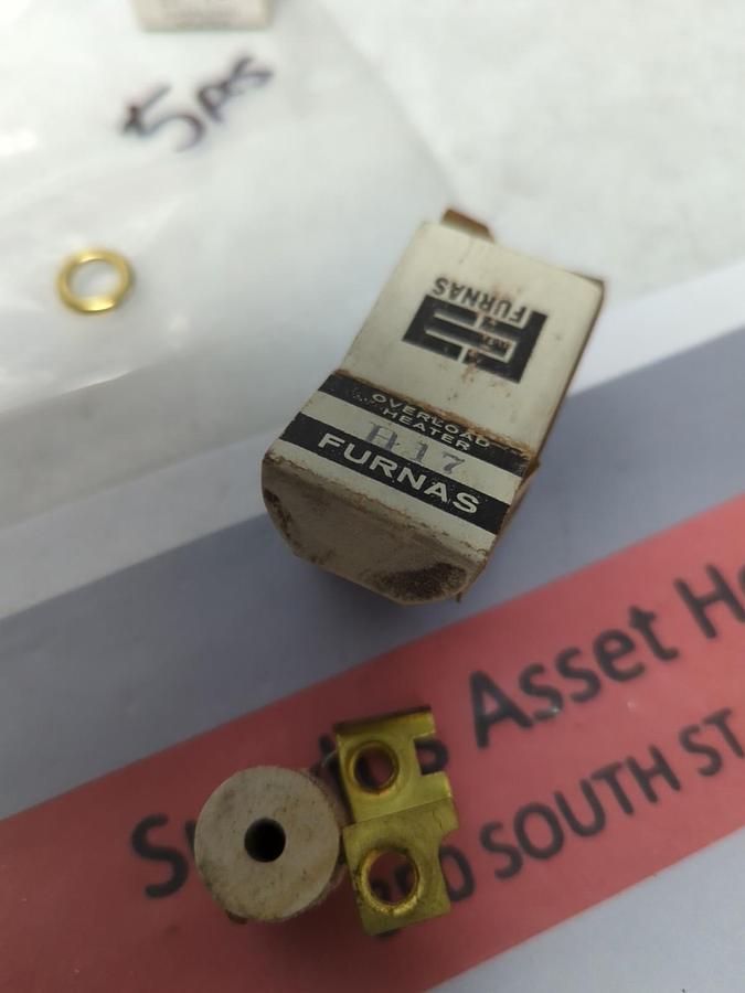FURNAS,H17,OVERLOAD HEATER ELEMENT LOT OF 5 NOS