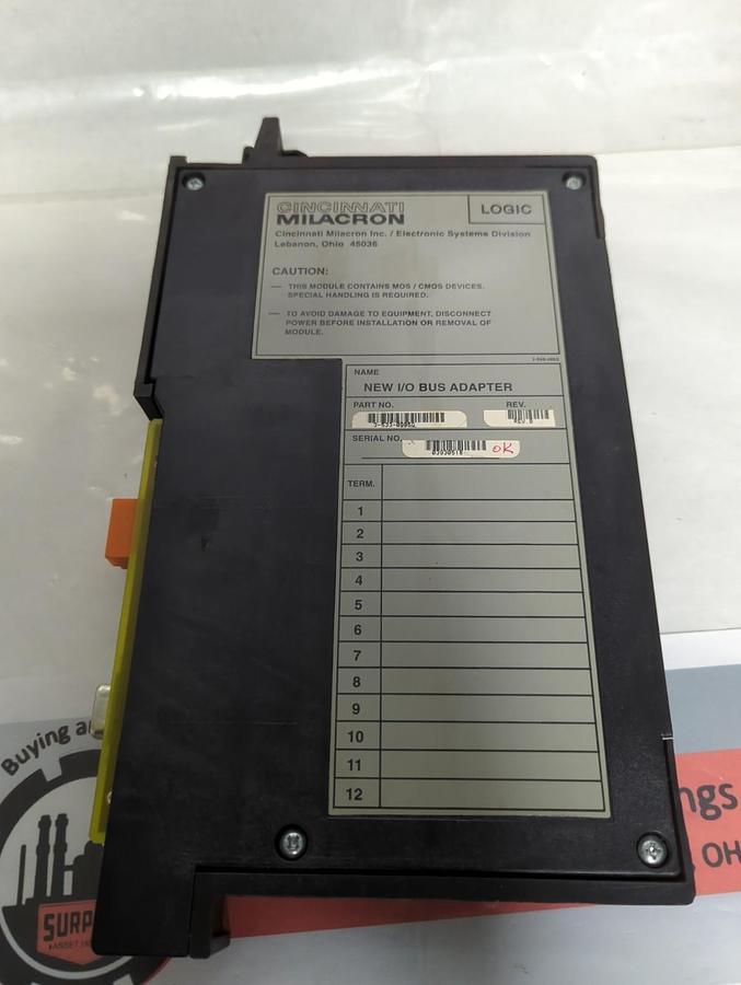 Used CINCINNATI MILACRON,3-533-0905G,REV B NEW I/O BUS ADAPTER PRE-OWNED