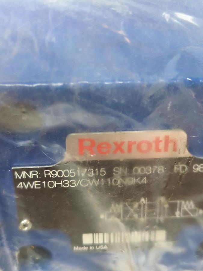 REXROTH,4WE1OH33/CW110N9K4,DIRECTIONAL SOLENOID VALVE NOS