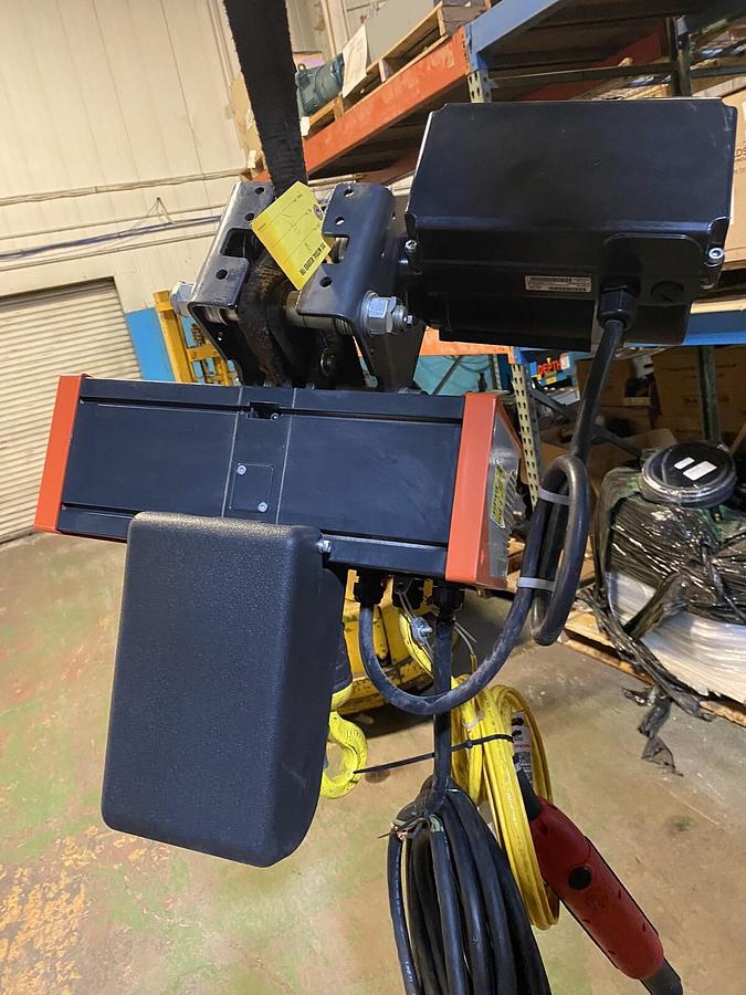 Used KONECRANES,CLX05041050, ELECTRIC 1/2 TON HOIST 460V 12FT CHAIN SPEED 16/FPM