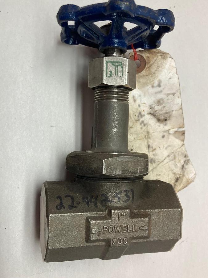 Powell,Figure 1861 1 Inch,Stainless Steel Globe Valve 200Wog 500F Max