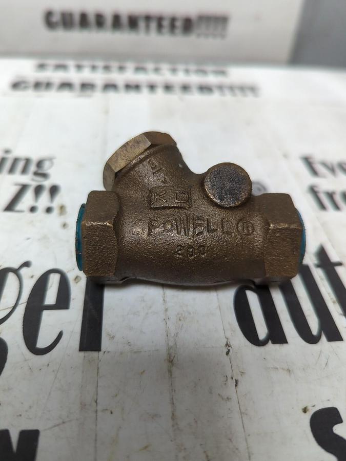 POWELL,200,3/8 INCH SWING CHECK VALVE NOS