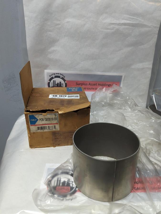SKF,PCM 130135100BK,BUSHING 130X135X100 MM NOS