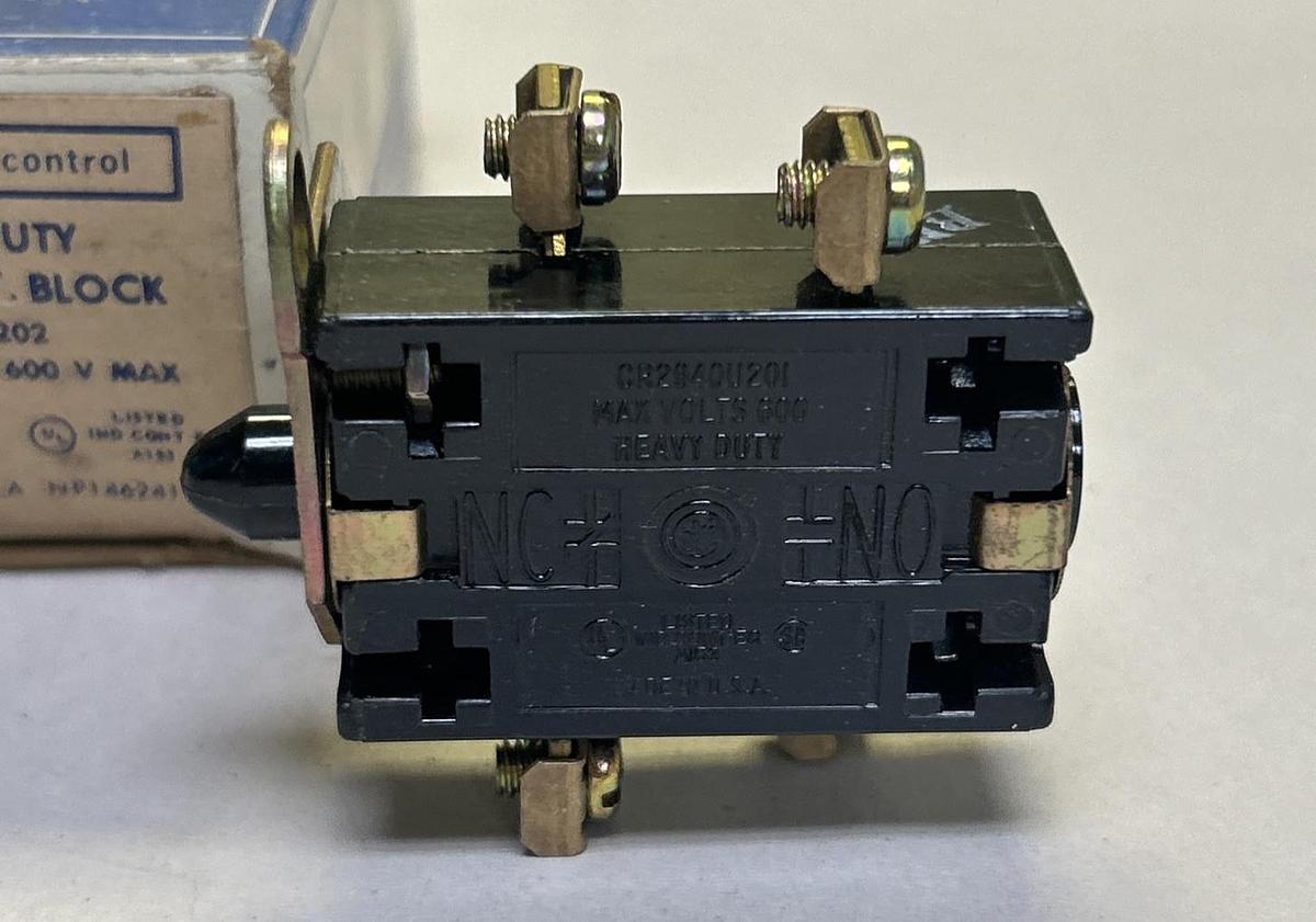 GENERAL ELECTRIC,CR2940U202,CONTACT BLOCK NOS
