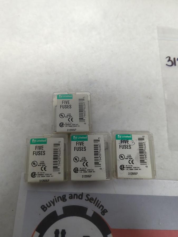 LITTELFUSE,312005P,FAST-ACTING 5 AMP FUSE LOT OF 18 NOS