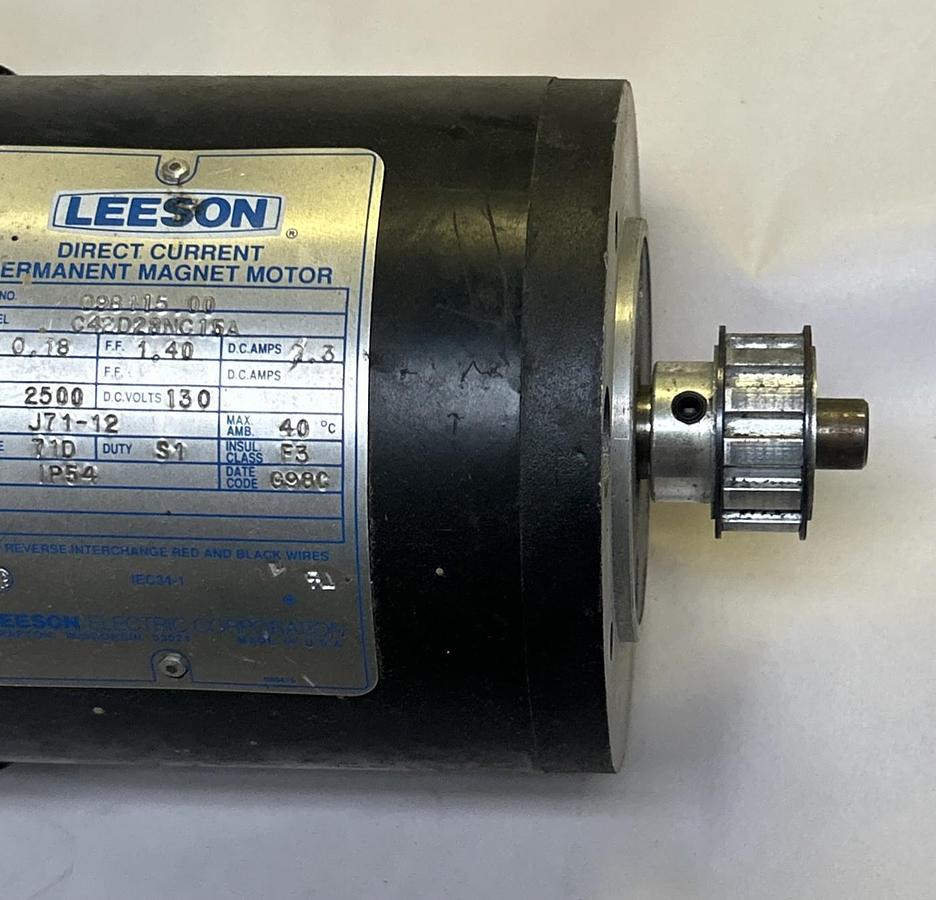 Used LEESON,098115.00,MAGNET MOTOR 1/4HP 0.18KW 2500RPM 71D FRAME