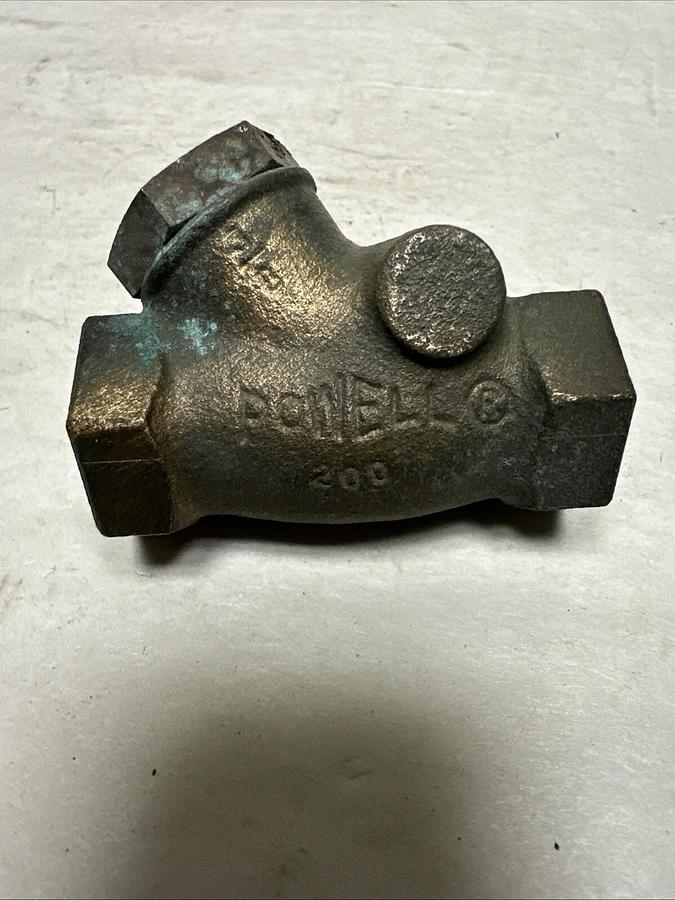Powell,200,3/8" Threaded Check Valve
