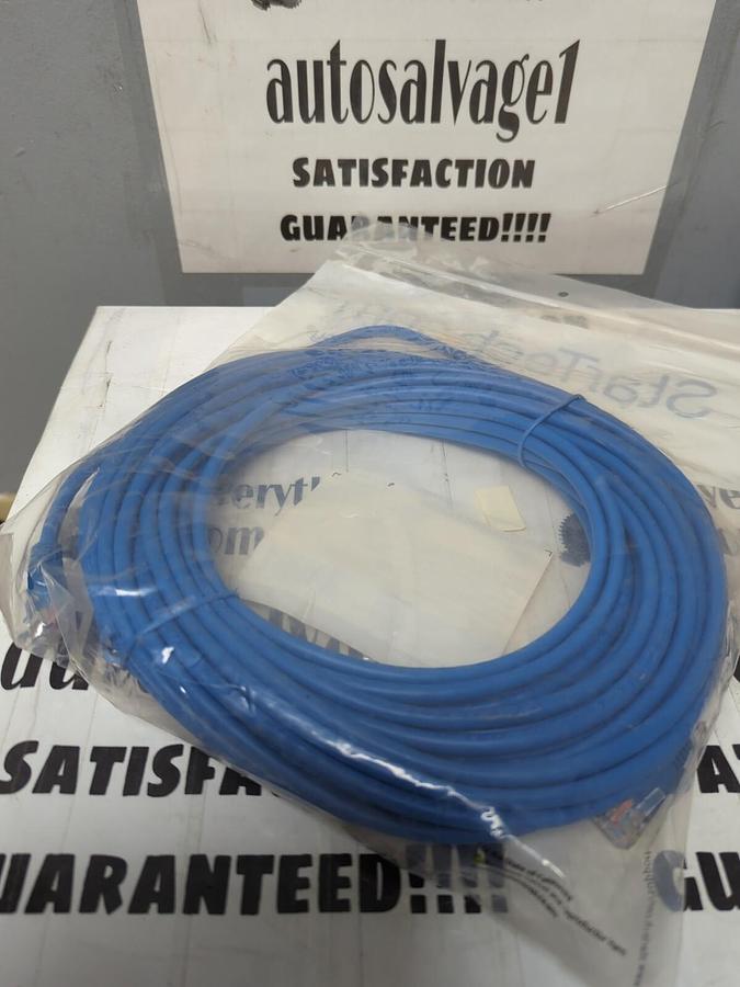 Used STARTECH,M45PATCH50BL,50FT BLUE MOLDED UTP PATCH CABLE NEW