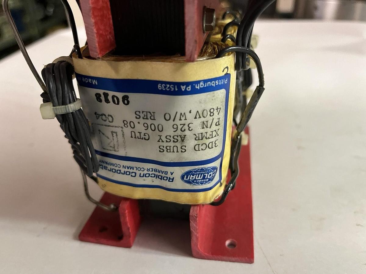 BARBER COLMAN ROBICON,326-006.08 XFMR ASSEMBLY GTU 326006.08