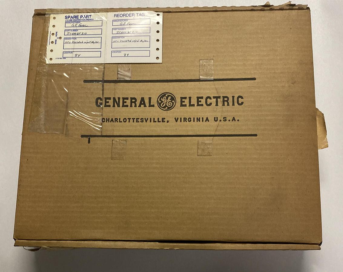 Used GE FANUC,IC600BF810,ISOLATED INPUT MODULE NEW