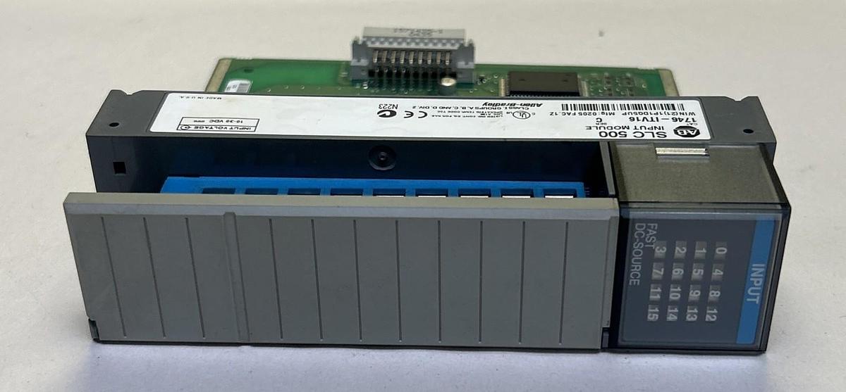 Used ALLEN BRADLEY,1746-ITV16,SLC500 INPUT MODULE