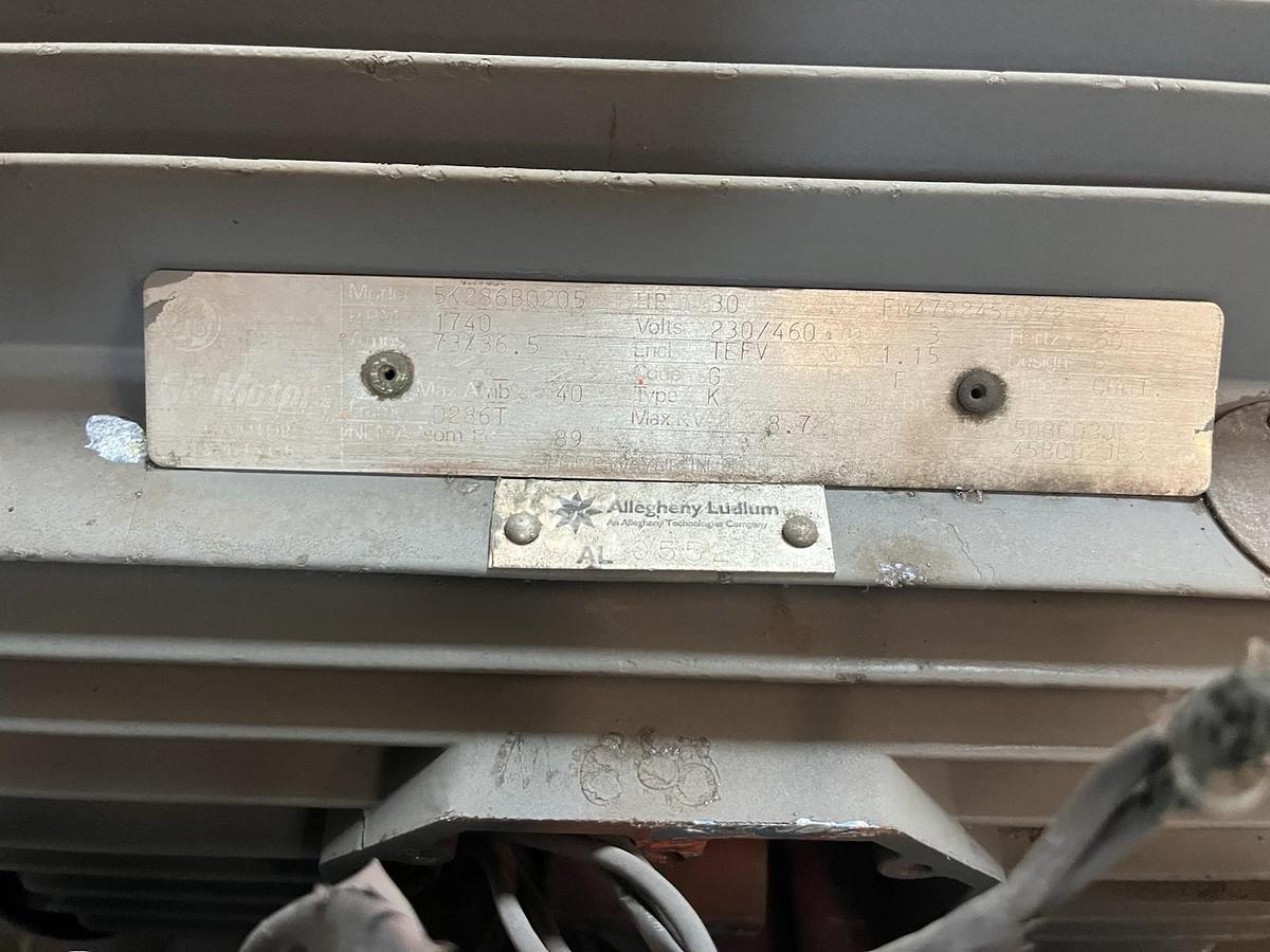 Used GE,5K286BQ205,MOTOR 30HP 1740RPM 3PH D286T