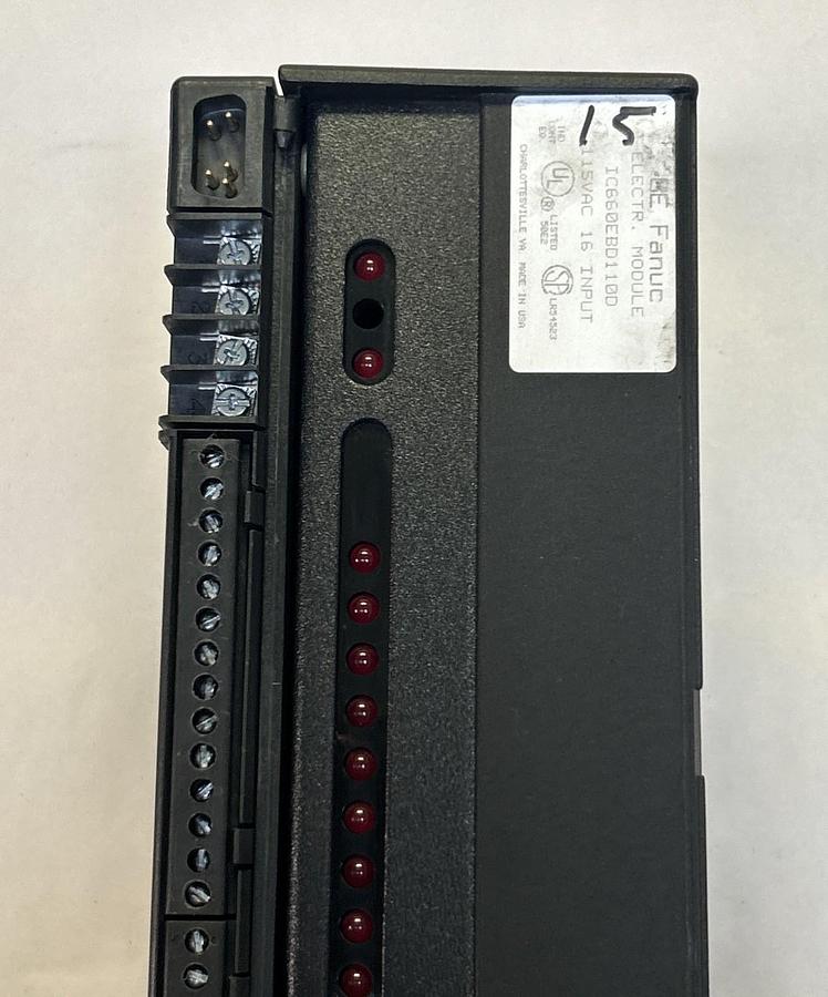 Used GE FANUC,IC660BBD110D,GENIUS INPUT MODULE 115V