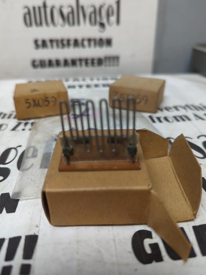 DAYTON ELECTRIC,5X59,STYLE F 2.5 HEATER ELEMENTS LOT OF 6 NOS