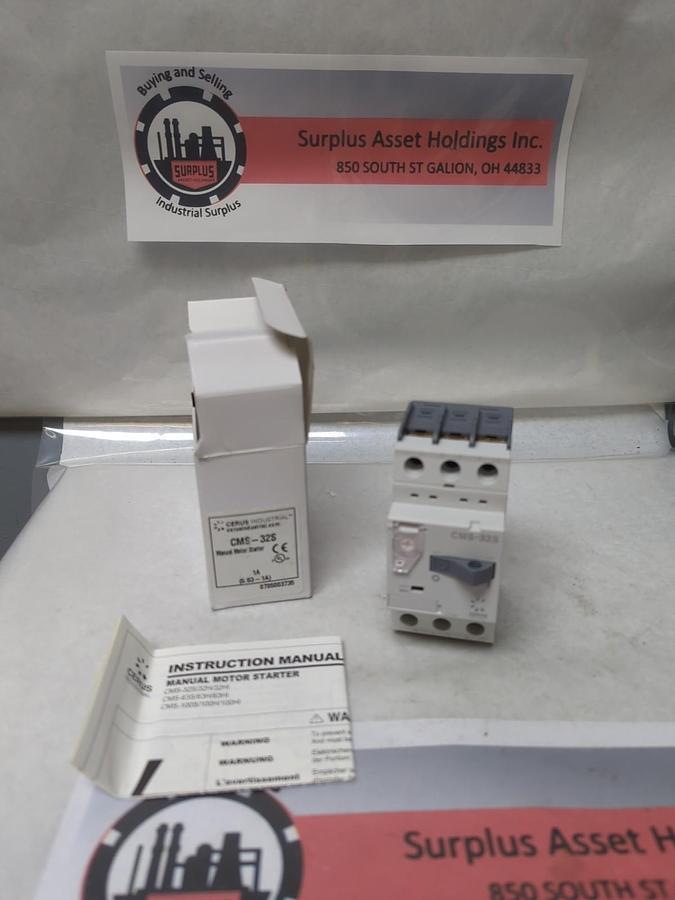 CERUS,CMS-32S,MANUAL MOTOR STARTER 1A NEW