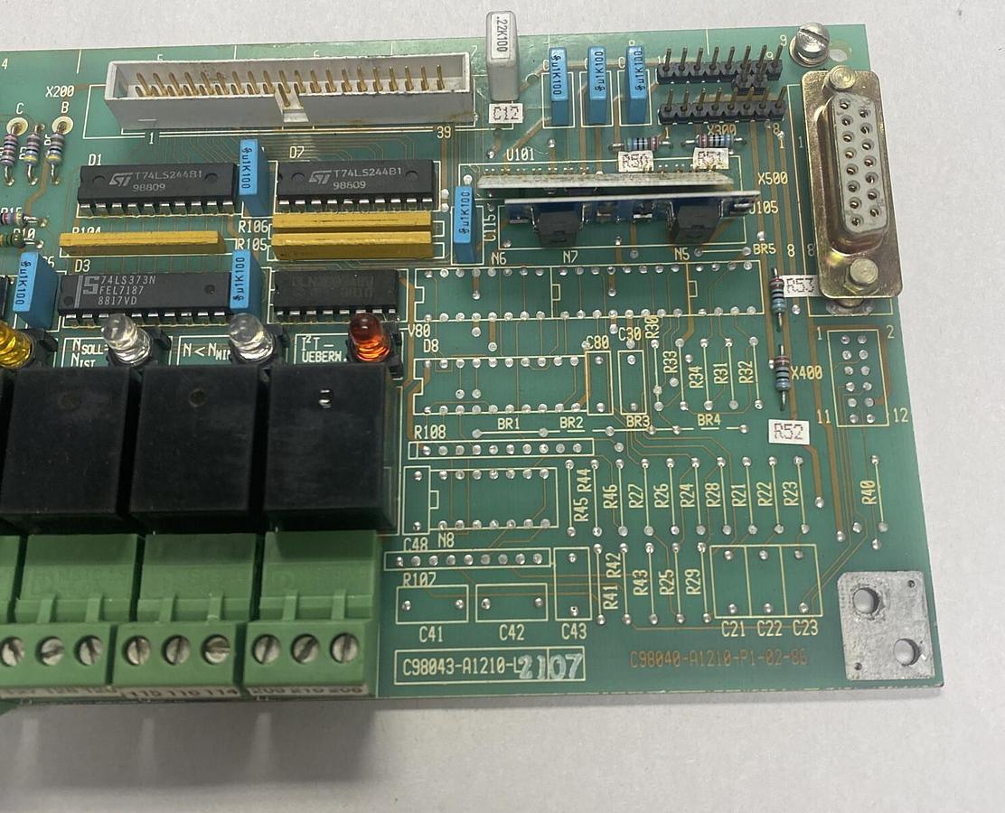 Used SIEMENS,C98043-A1210-L2107 / C98040-A1210-P1-02-86,PC BOARD SIMOREG MODULE