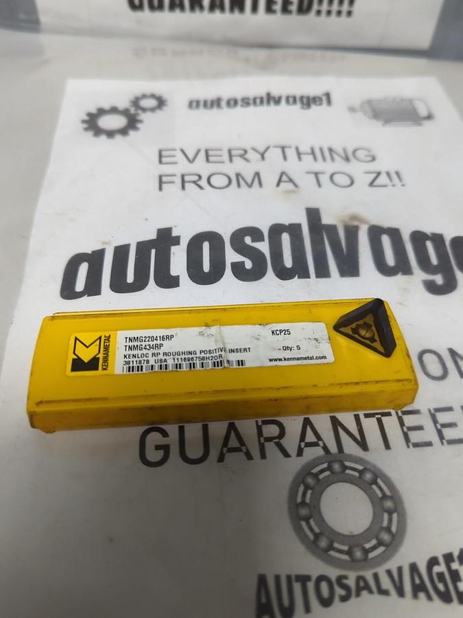 KENNAMETAL,TNMG220416RP-TNMG434RP,ROUGHING POSITIVE INSERT 5-PK NOS